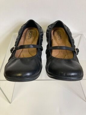 Womens Earth Mary-Jane Shoes Size 6M Black Leather